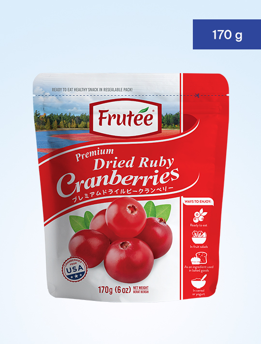 Frutee Dried Ruby Cranberries  170g